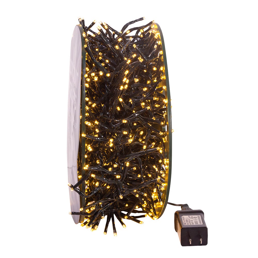 Kurt Adler 1200-Light 98-Foot Warm White LED Rice Light Set